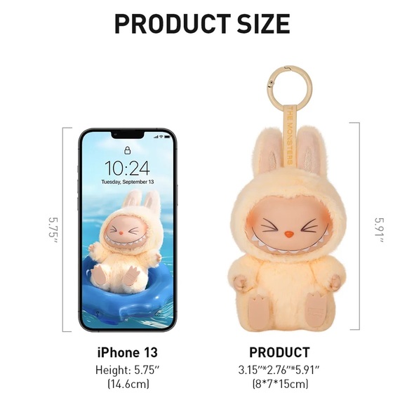 Pop Mart The Monsters Vinyl Plush CONFIRMED  DaDa Box - Picture 8 of 9